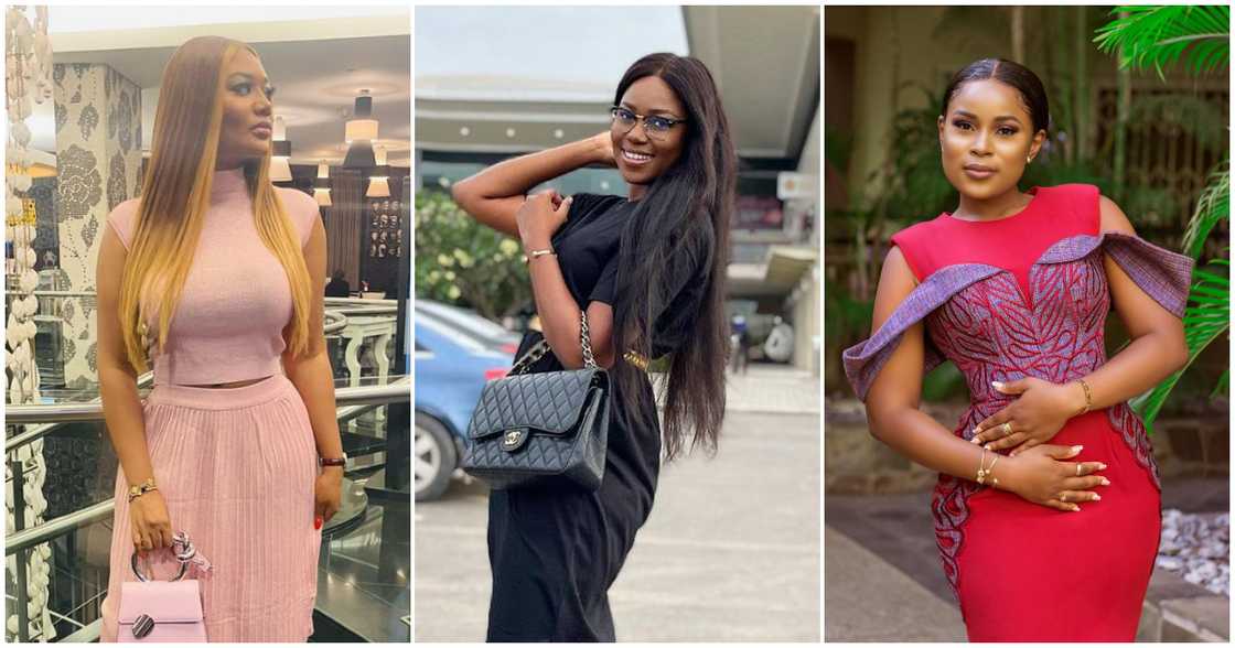 Sandra Ankobiah, Yvonne Nelson and Berla Mundi Sandra Ankobiah, Yvonne Nelson and Berla Mundi