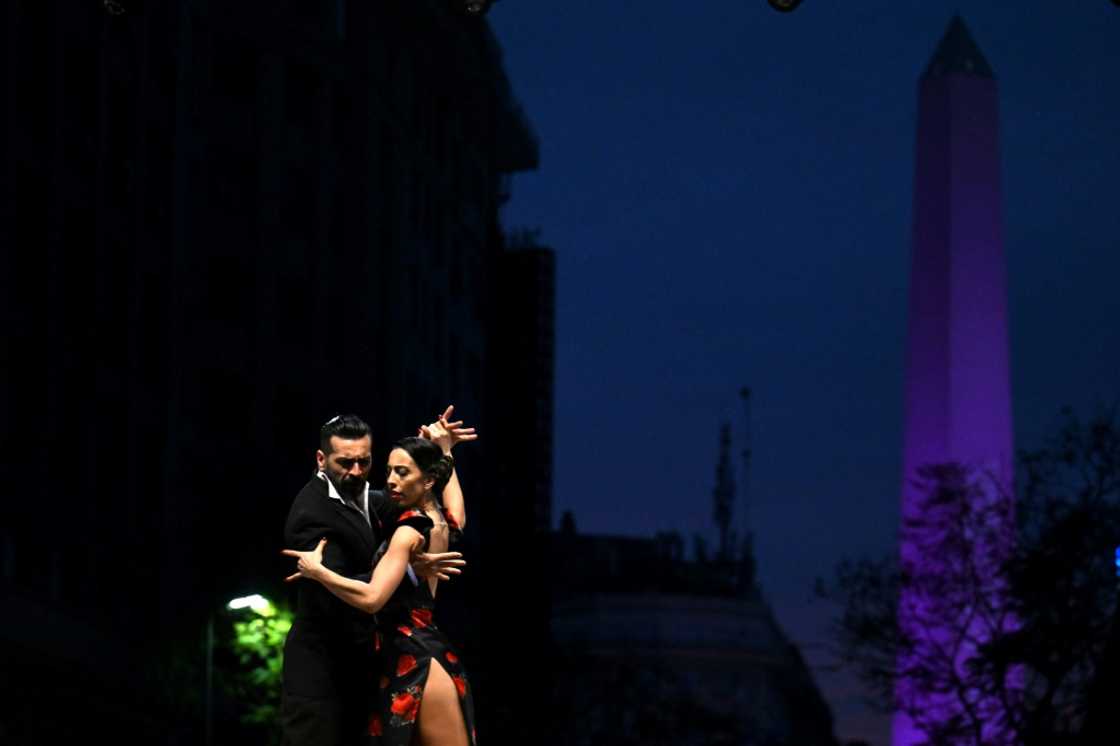 Argentina's Ricardo Astrada (L) and Constanza Vieyto perform during the world tango championship final in Buenos Aires Argentina's Ricardo Astrada (L) and Constanza Vieyto perform during the world tango championship final in Buenos Aires