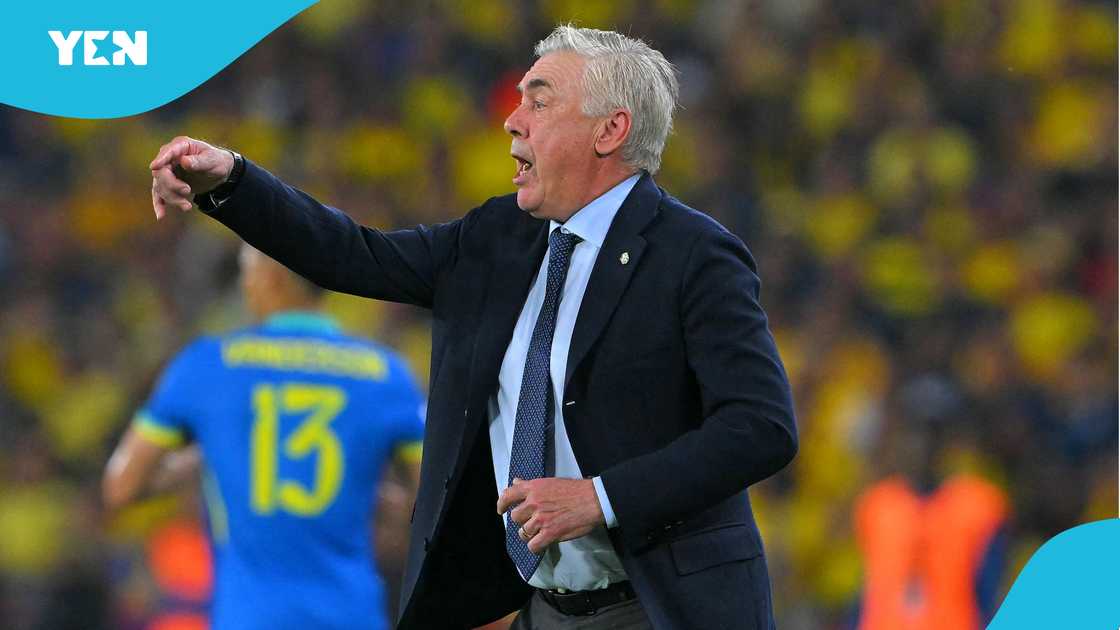Carlo Ancelotti, Brazil, 2026 FIFA World Cup, qualifier. Carlo Ancelotti, Brazil, 2026 FIFA World Cup, qualifier.