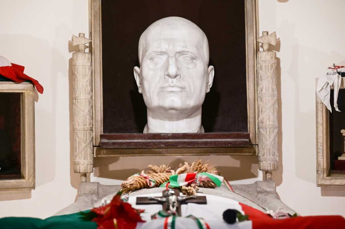 One hundred years after he took power, the cult of Benito Mussolini persists in the small Italian town of Predappio, where his tomb draws tens of thousands of visitors each year One hundred years after he took power, the cult of Benito Mussolini persists in the small Italian town of Predappio, where his tomb draws tens of thousands of visitors each year