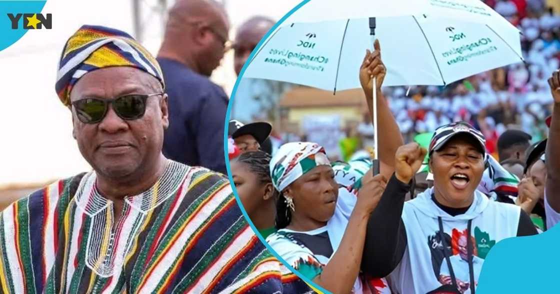 President John Mahama, government appointee, NDC grassroots, Beatrice Annangfio, party members President John Mahama, government appointee, NDC grassroots, Beatrice Annangfio, party members