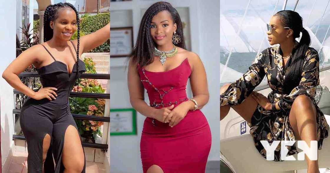 Benedicta Gafah flaunts wealth; shows off her 'big' car in photo Benedicta Gafah flaunts wealth; shows off her 'big' car in photo