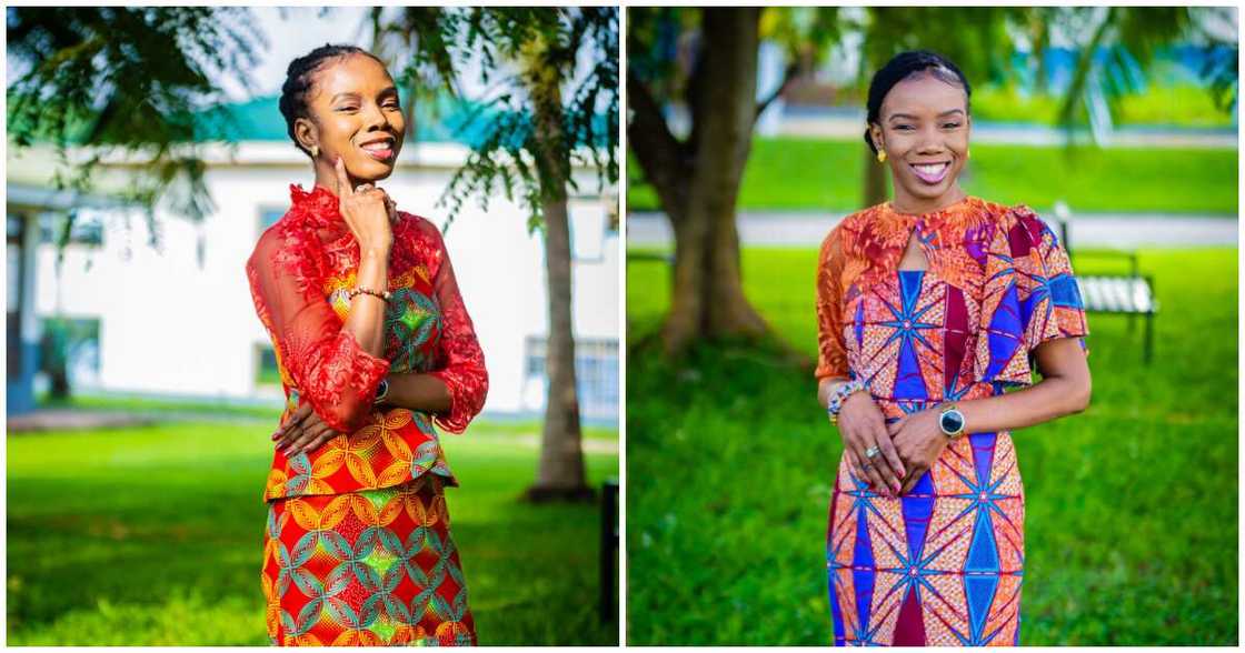 NSMQ Updates: 5 Times Quiz Madame Elsie Effah Kaufmann Slayed In Elegant African Print Dresses