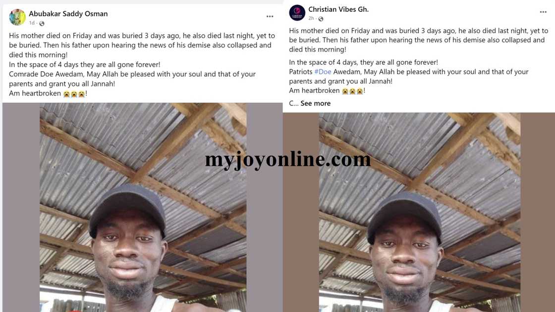 Friends of the late Mohammed Eliasu Awedam express shock. Friends of the late Mohammed Eliasu Awedam express shock.