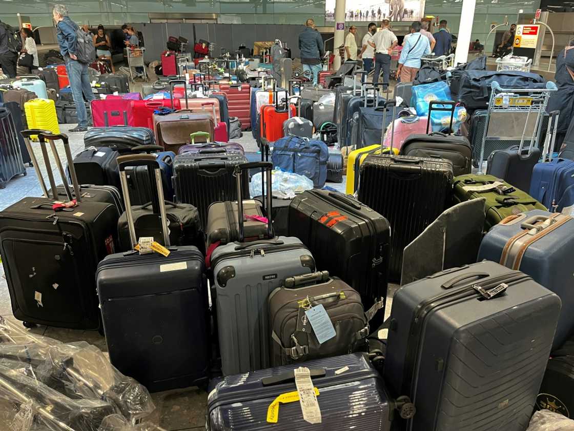 Top airports have been plagued by mountains of misplaced luggage Top airports have been plagued by mountains of misplaced luggage