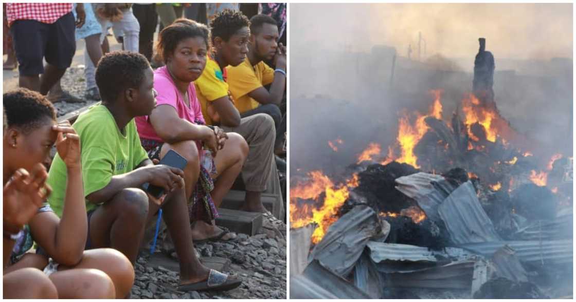 Traders at Kantamanto are counting their losses after a fire destroyed goods and shops, running into thousands of cedis Traders at Kantamanto are counting their losses after a fire destroyed goods and shops, running into thousands of cedis