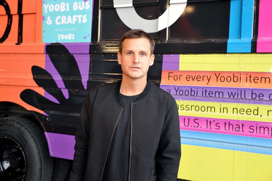 Skateboarder Rob Dyrdek attends "Express Yourself 2015" in Santa Monica, California