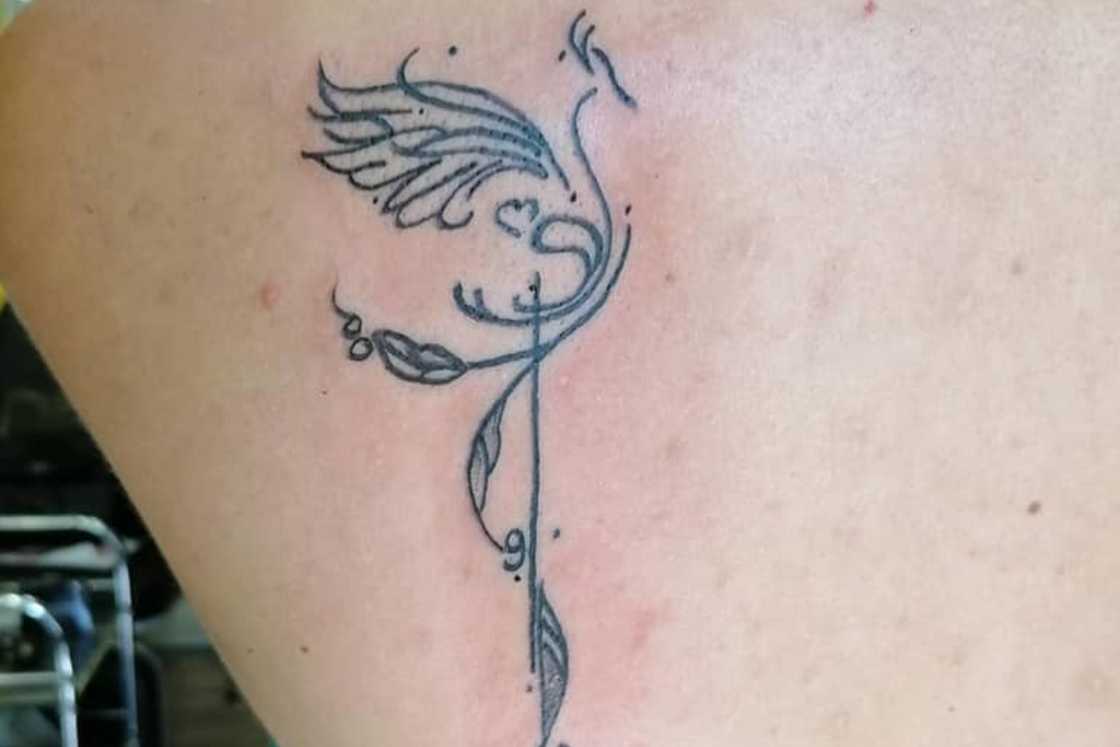 feminine rebirth phoenix tattoo feminine rebirth phoenix tattoo