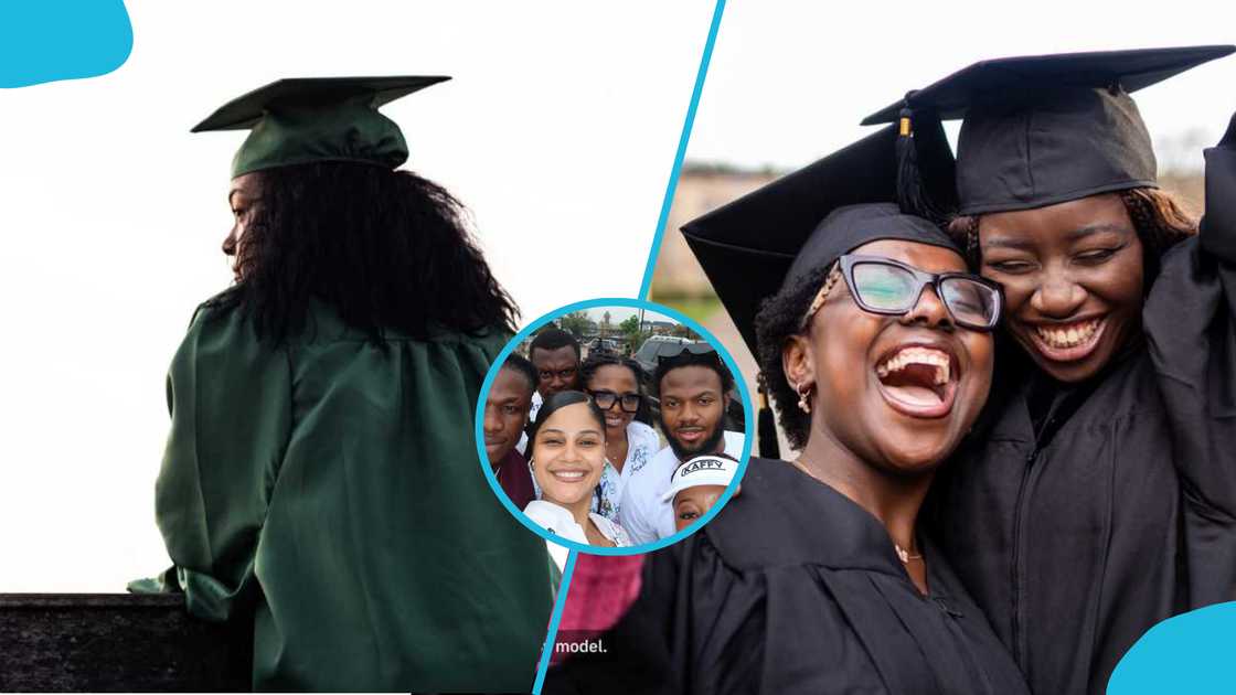 Shine Rosman graduation, Shine Rosman UNILAG, Sunshine Rosman graduation, University of Lagos sign-out ceremony, Shine Rosman seven-year academic journey, Nollywood actress graduates