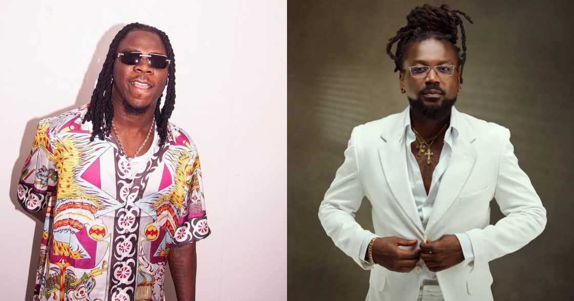 Video drops as Stonebwoy 'disrupts' Samini interview amid their beef Video drops as Stonebwoy 'disrupts' Samini interview amid their beef