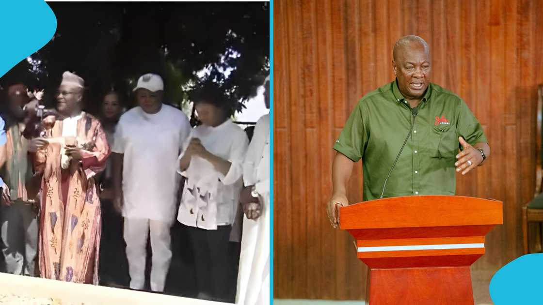 John Mahama, Election 2024, Emmanuel Mahama, Graveside, Bole Constituency, Prayer, NDC