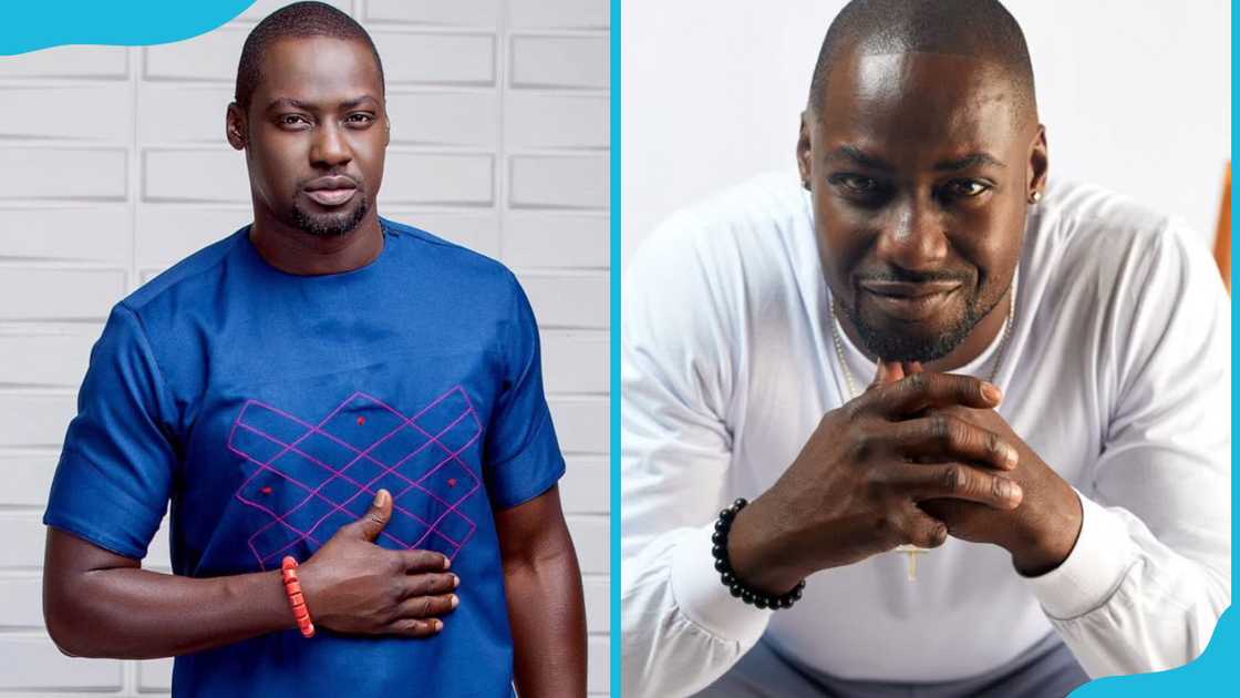 Chris Attoh in a blue shirt and in a white shirt Chris Attoh in a blue shirt and in a white shirt