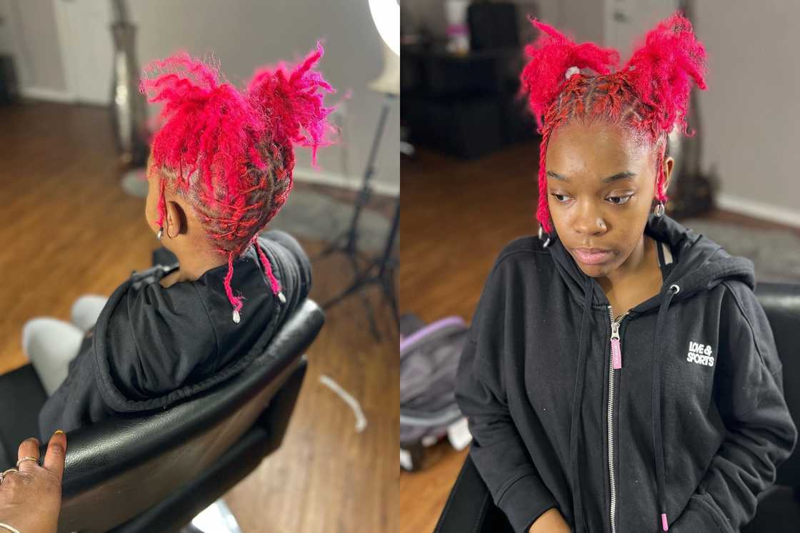 short loc styles for females short loc styles for females