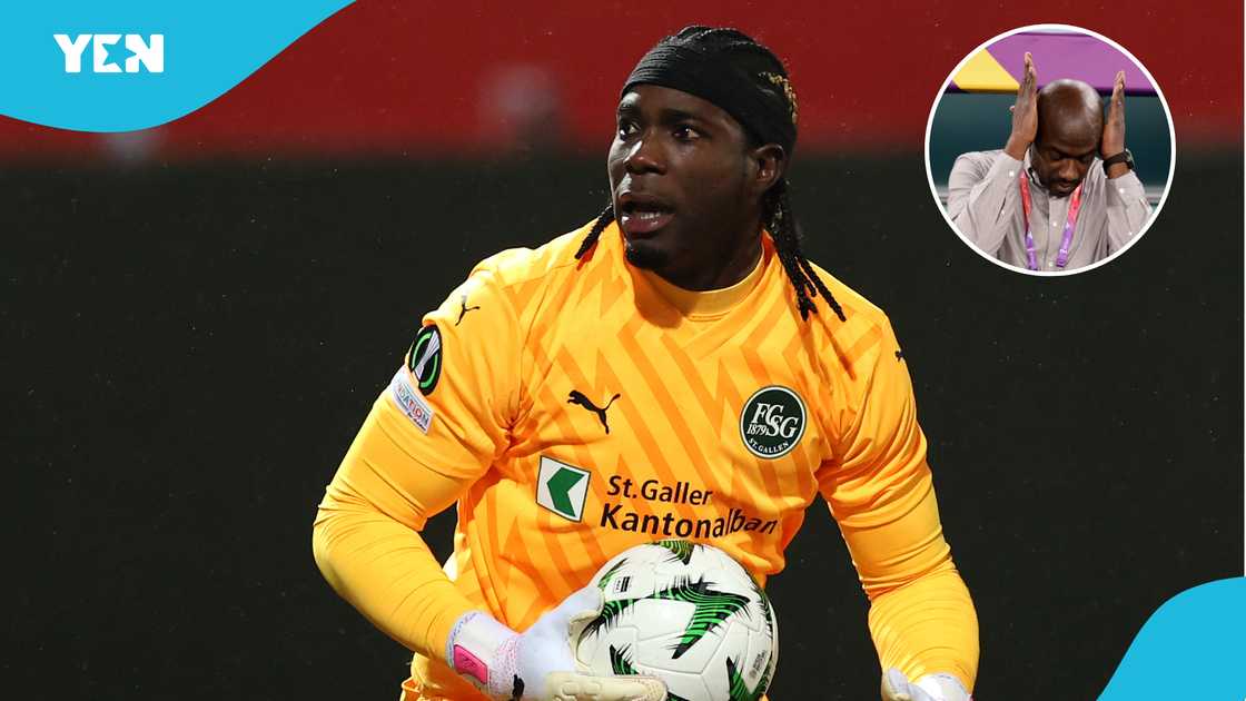 Lawrence Ati Zigi of St. Gallen during the UEFA Conference League 2024/25 League Phase MD6 match between 1. FC Heidenheim 1846 and FC St. Gallen 1879 at Voith-Arena on December 19, 2024 Lawrence Ati Zigi of St. Gallen during the UEFA Conference League 2024/25 League Phase MD6 match between 1. FC Heidenheim 1846 and FC St. Gallen 1879 at Voith-Arena on December 19, 2024