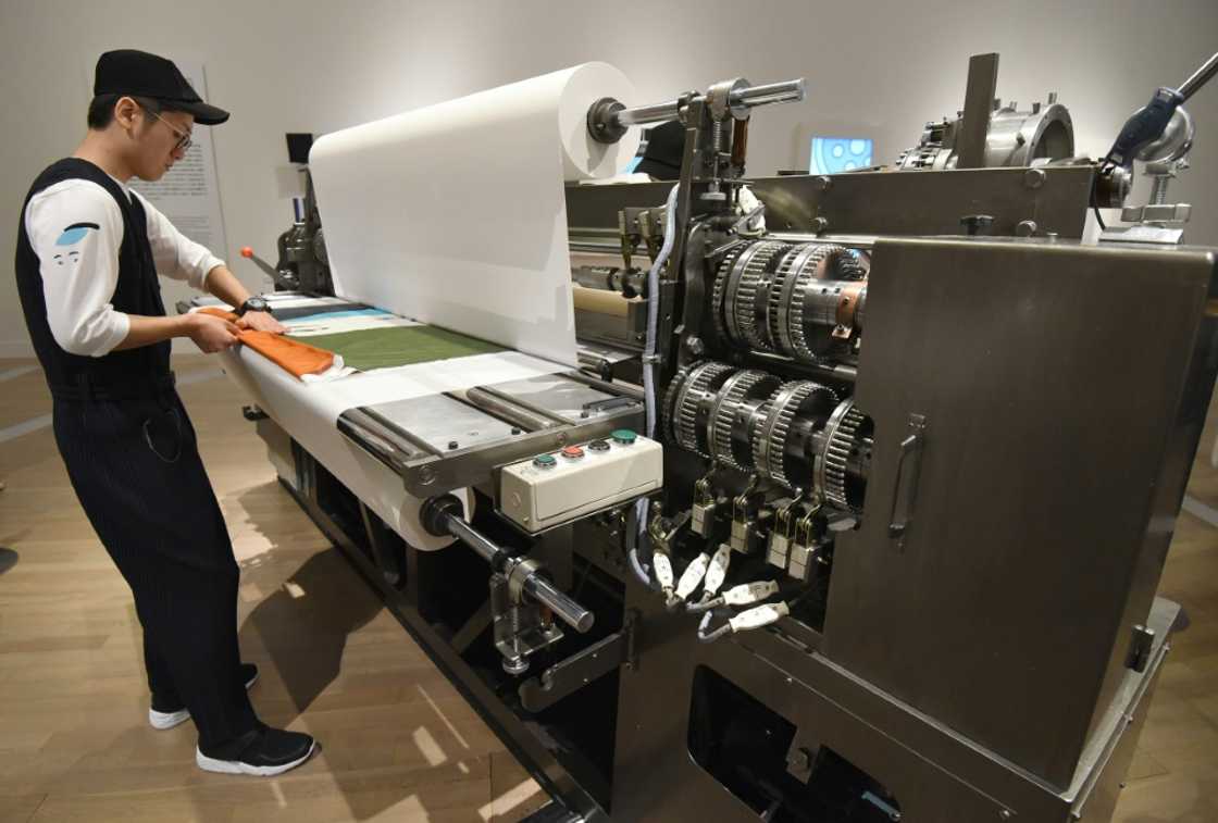 Among Miyake's inventions were the 'Pleats Please' line Among Miyake's inventions were the 'Pleats Please' line