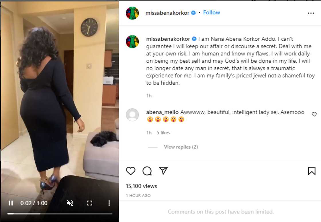 Abena Korkor Says She Can’t Keep Her Affairs Secret After Apologising To Stonebwoy, Asamoah Gyan, others Abena Korkor Says She Can’t Keep Her Affairs Secret After Apologising To Stonebwoy, Asamoah Gyan, others