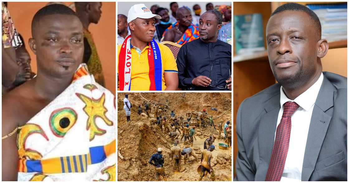 The Chief of Dompim-Pepesa has accused the Western Regional Minister, Deputy Lands Minister And Tarkwa-Nsuaem MCE of involvement in galamsey The Chief of Dompim-Pepesa has accused the Western Regional Minister, Deputy Lands Minister And Tarkwa-Nsuaem MCE of involvement in galamsey