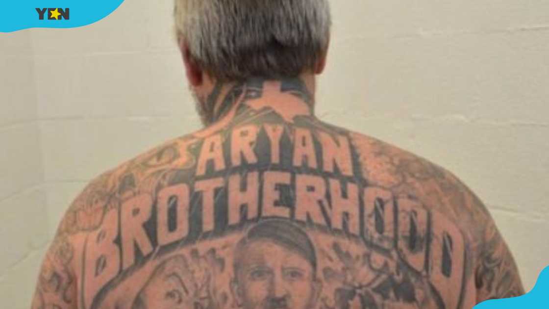 Aryan Brotherhood gang tattoo Aryan Brotherhood gang tattoo