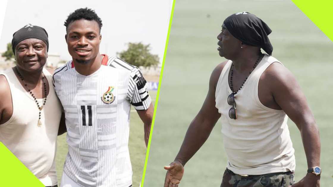 Abedi Pele meets Black Galaxies ahead of Nigeria clash.