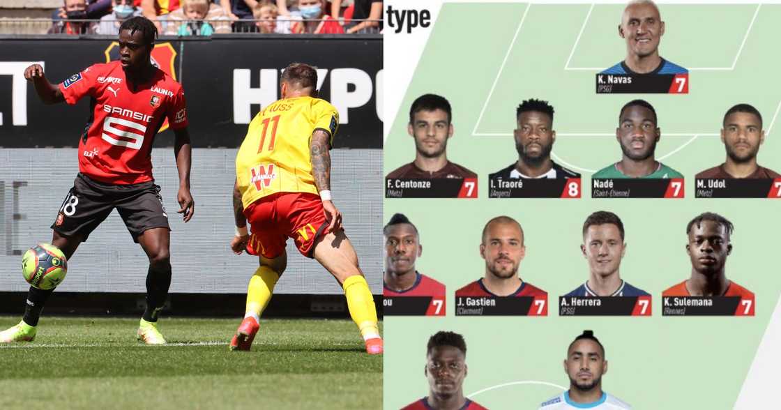 Debut Delight: Stade Rennais newbie Kamaldeen Sulemana makes French Ligue 1 Team of the Week