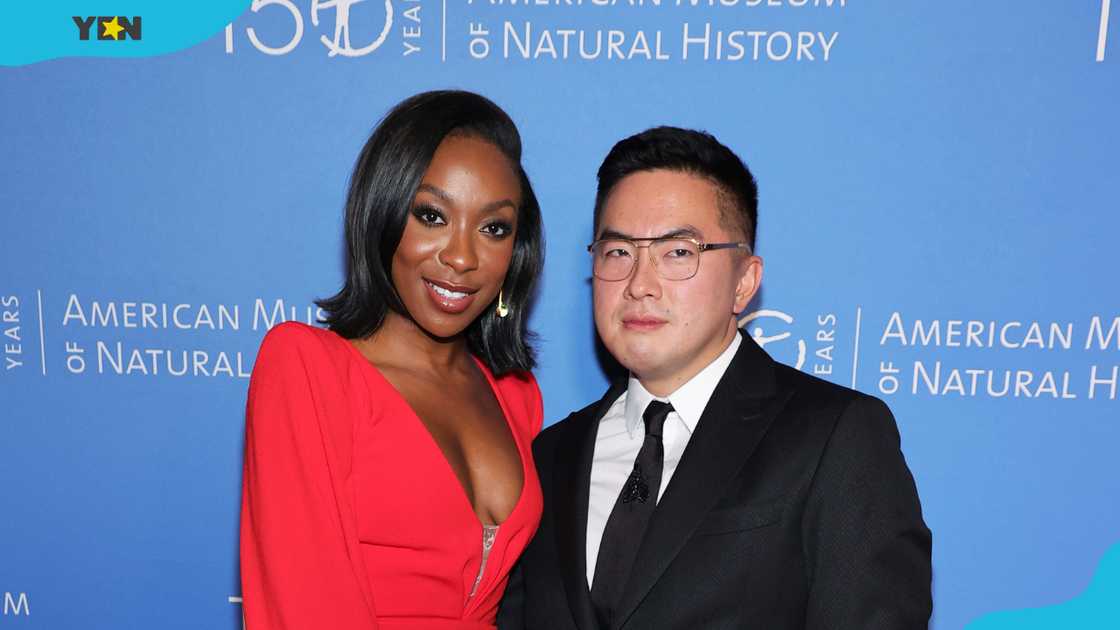 Ego Nwodim and Bowen Yang attend the American Museum of Natural History Gala 2021.