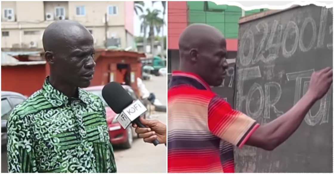 Kofi Yeboah, a lotto guru at Abeka Junction