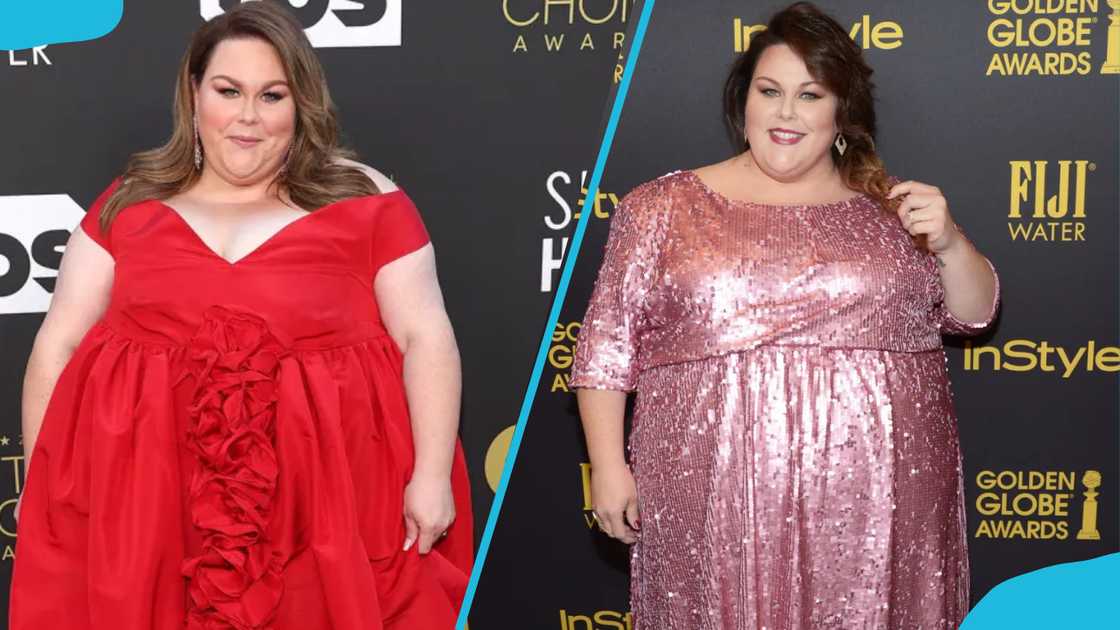 Chrissy Mertz standing on red carpets in stunning dresses Chrissy Mertz standing on red carpets in stunning dresses