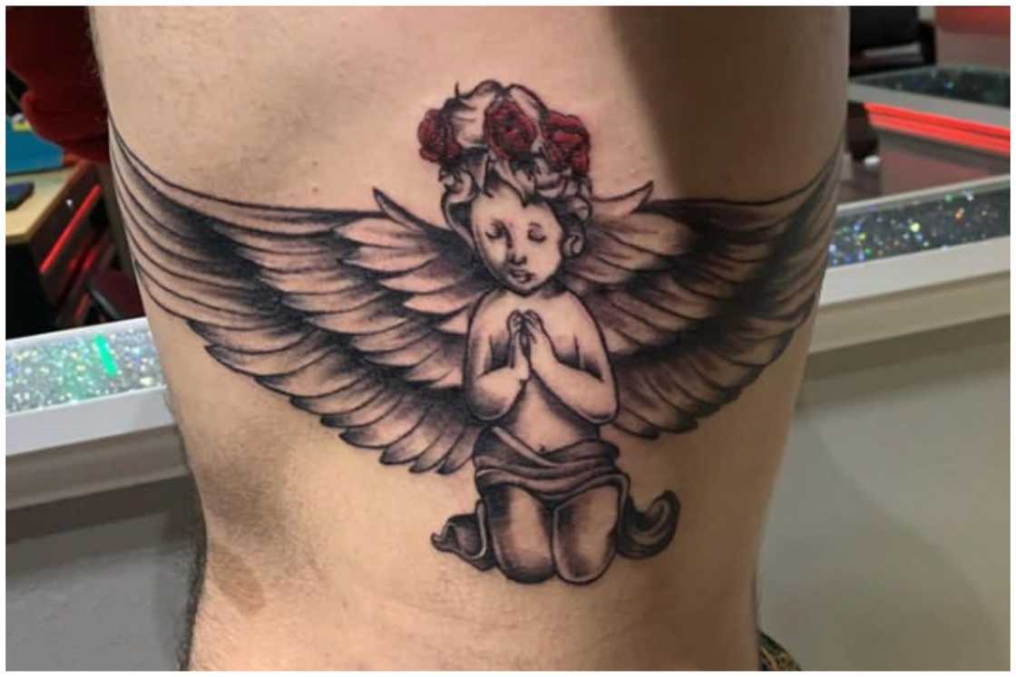 Guardian angel tattoo