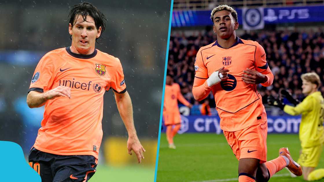 UEFA Champions League, Lamine Yamal, Yamal scores against Club Brugge, Yamal rejects Messi comparisons, Yamal dazzles against Club Brugge. UEFA Champions League, Lamine Yamal, Yamal scores against Club Brugge, Yamal rejects Messi comparisons, Yamal dazzles against Club Brugge.