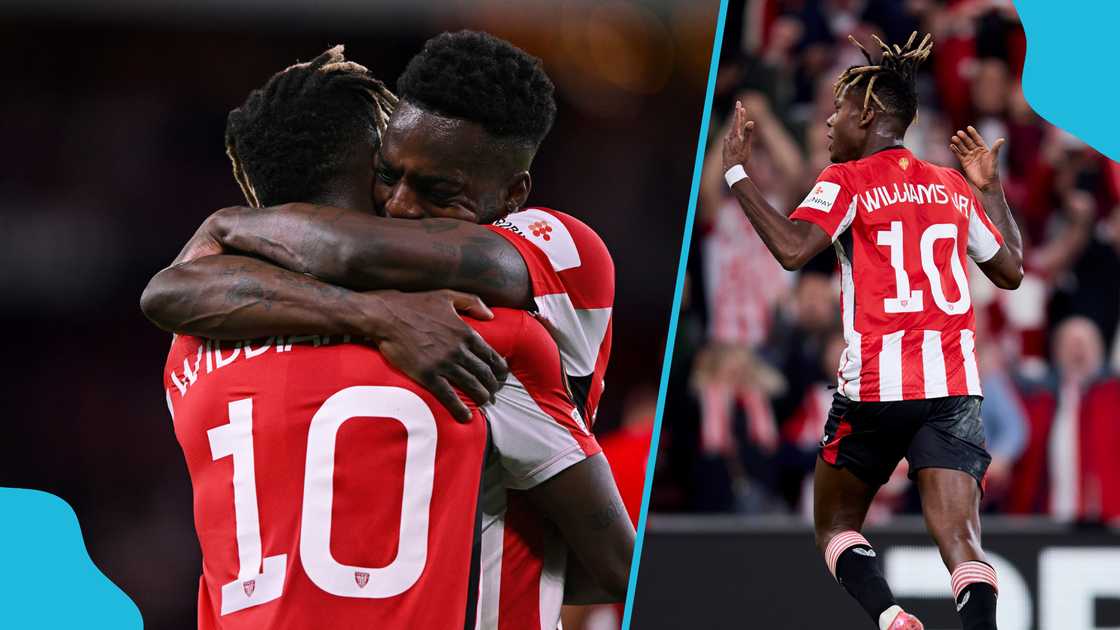 Nico Williams bagged a brace as Athletic Bilbao qualified to the round of 16. Nico Williams bagged a brace as Athletic Bilbao qualified to the round of 16.