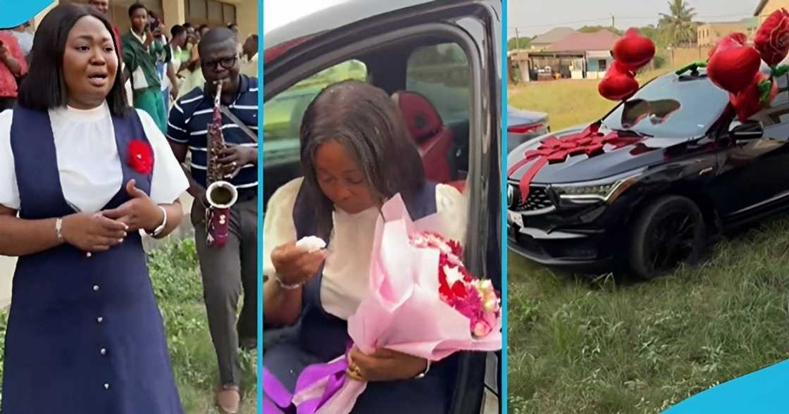 Romantic gesture, Ghanaian man, new car, surprises, wife, husband Romantic gesture, Ghanaian man, new car, surprises, wife, husband