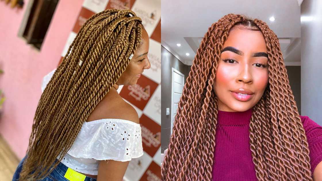 loose braids