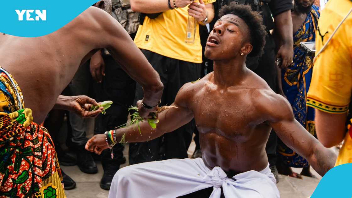 IShowSpeed in Ghana: Meaning Behind the Kente Cloth He Wore in Akropong Explained