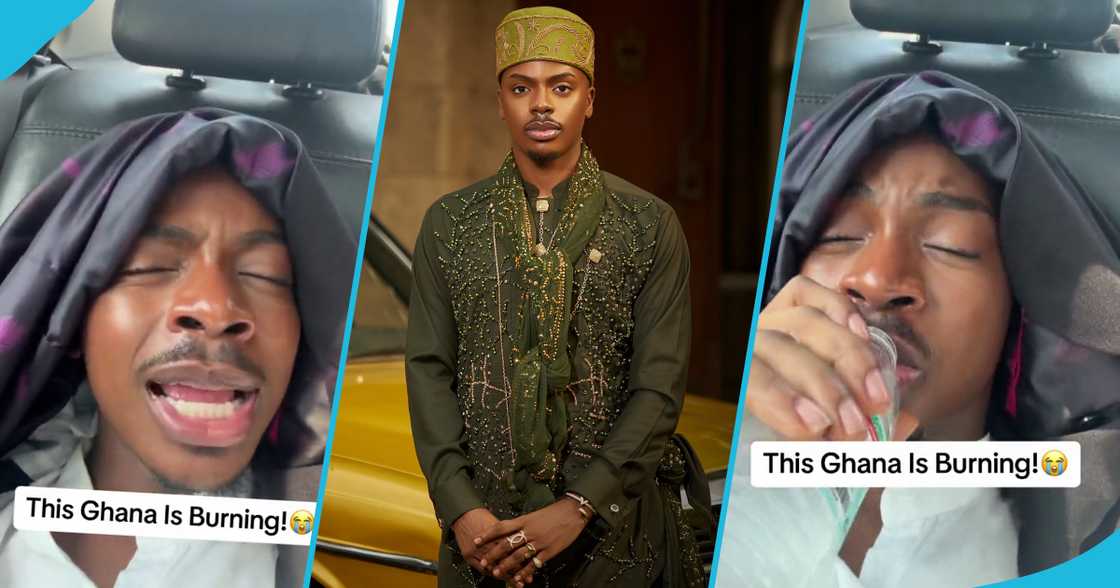 Nigerian influencer Enioluwa in Ghana Nigerian influencer Enioluwa in Ghana