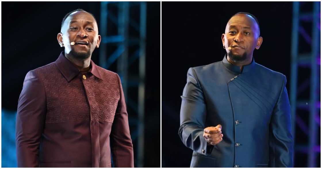 Prophet Mbonye preaching Prophet Mbonye preaching