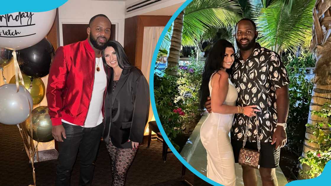 Fletcher Cox with his girlfriend Kaycee Marchetti at different occasions. Fletcher Cox with his girlfriend Kaycee Marchetti at different occasions.