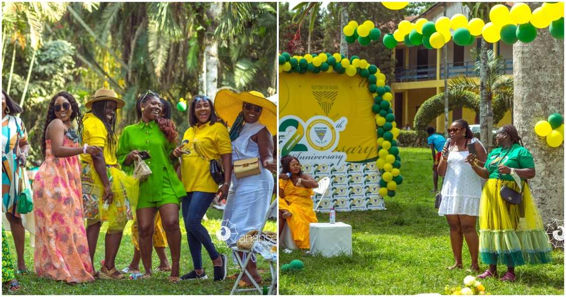 Over 150 old students Aburi Girls SHS met at Aburi Girls as part of their reunion after 20 years.