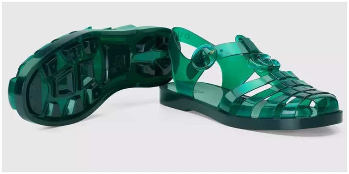 Photo of Gucci sandals. Photo of Gucci sandals.