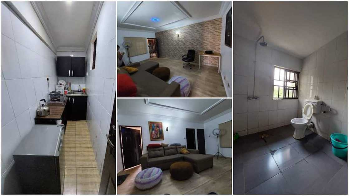 Photos of 1 room apartment goes for N1.6m rent in Abuja stirs reactions Photos of 1 room apartment goes for N1.6m rent in Abuja stirs reactions