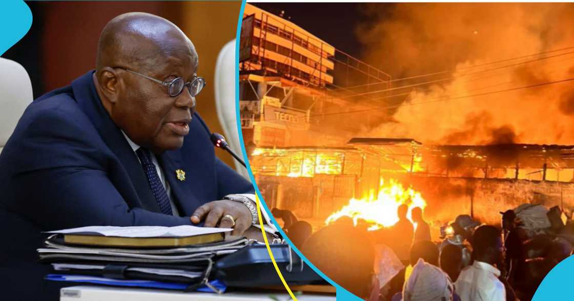 Akufo-Addo, Kantamanto Fire, State of the Nation Address, Parliament, Traders, Market