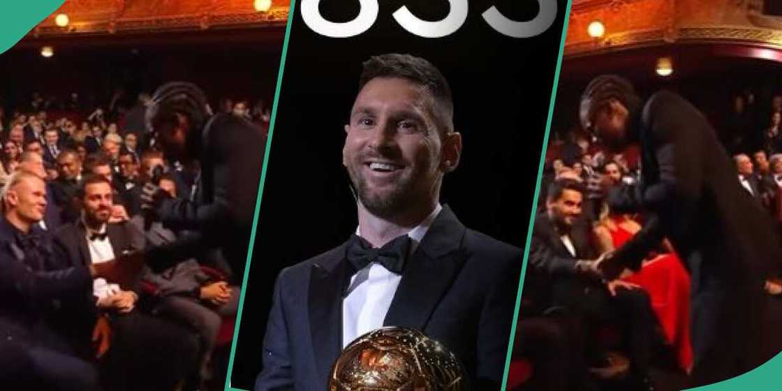 Rema, Haaland, Messi and Ilkay Gundogan at 2023 Ballon d'Or Rema, Haaland, Messi and Ilkay Gundogan at 2023 Ballon d'Or