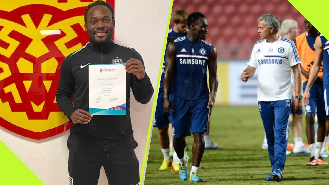 Michael Essien opens up on coaching career. Michael Essien opens up on coaching career.