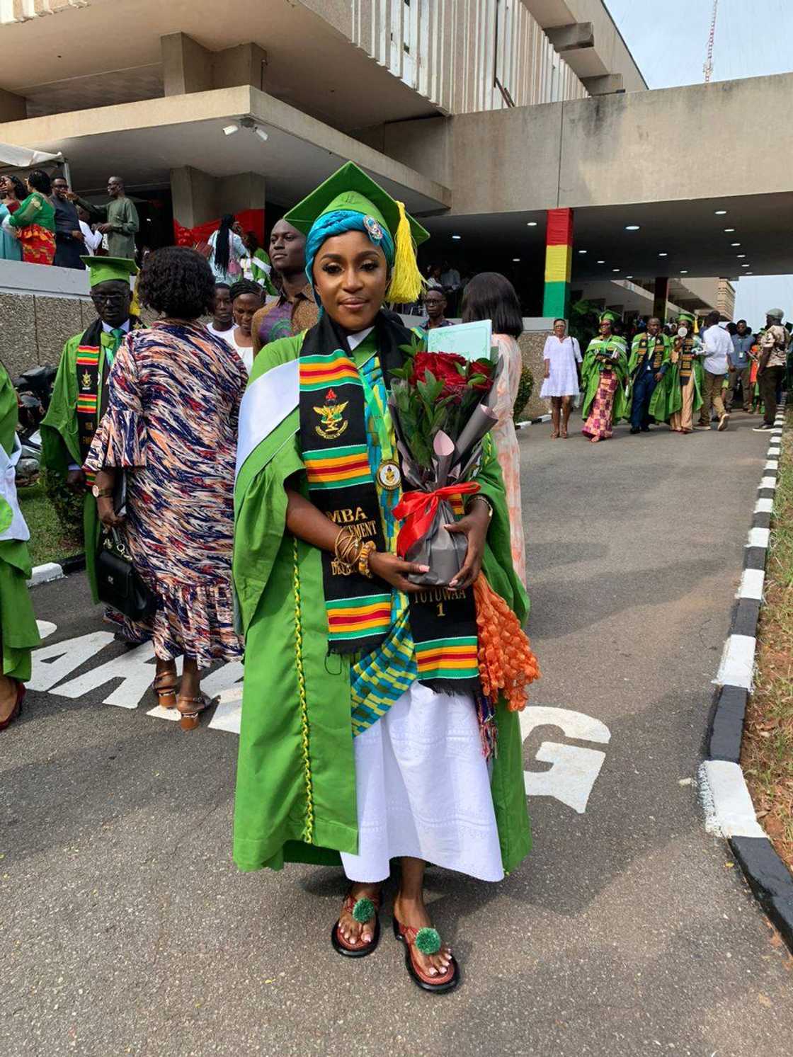 Queen of Tapokyi, Nana Ama Tutuwaa, McKeown Hotel, KNUST graduates, KNUST Master's graduates Queen of Tapokyi, Nana Ama Tutuwaa, McKeown Hotel, KNUST graduates, KNUST Master's graduates
