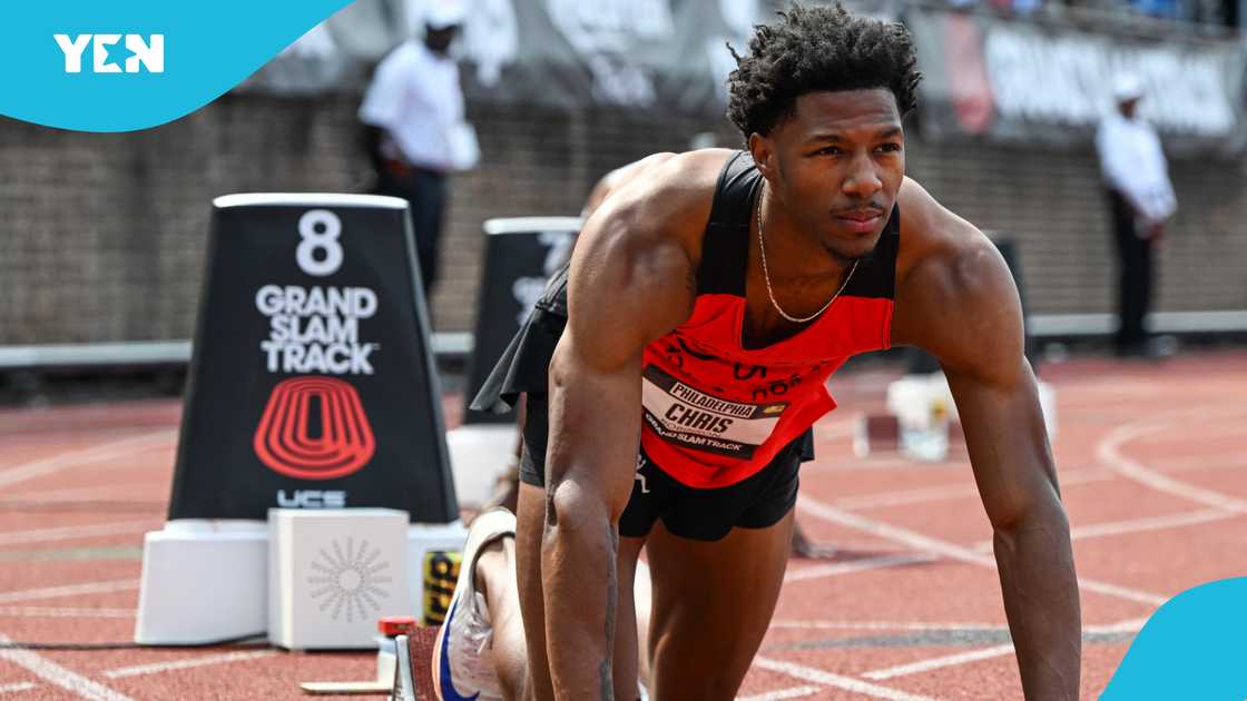 Chris Robinson, Colorado, Shinesty, 400-metre, Grand Slam Track Series. Chris Robinson, Colorado, Shinesty, 400-metre, Grand Slam Track Series.