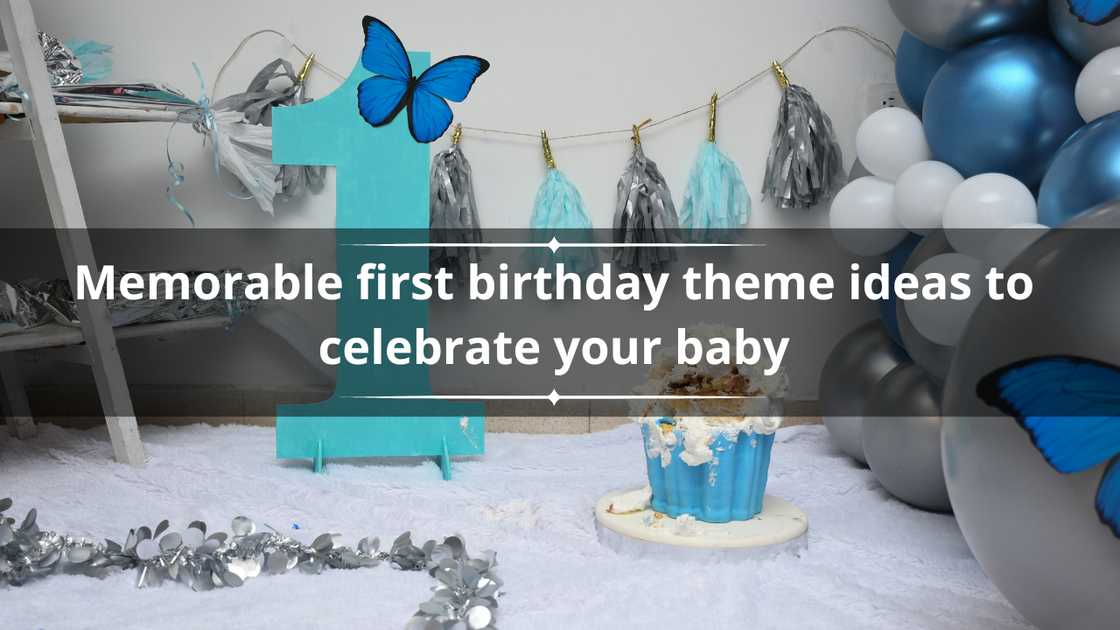 First birthday setting