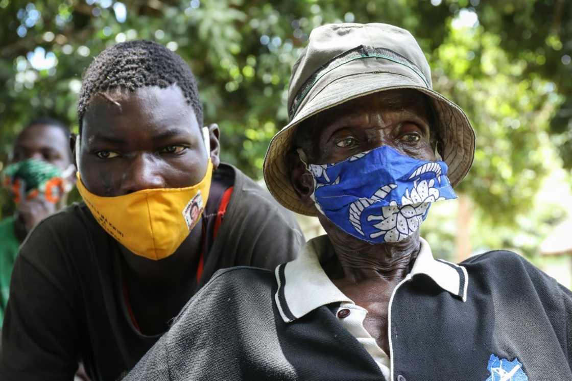 May 2021: residents of the Ugandan village of Lukodi, where dozens were killed in 2004, listen as the ICC sentences former LRA commander Dominic Ongwen May 2021: residents of the Ugandan village of Lukodi, where dozens were killed in 2004, listen as the ICC sentences former LRA commander Dominic Ongwen