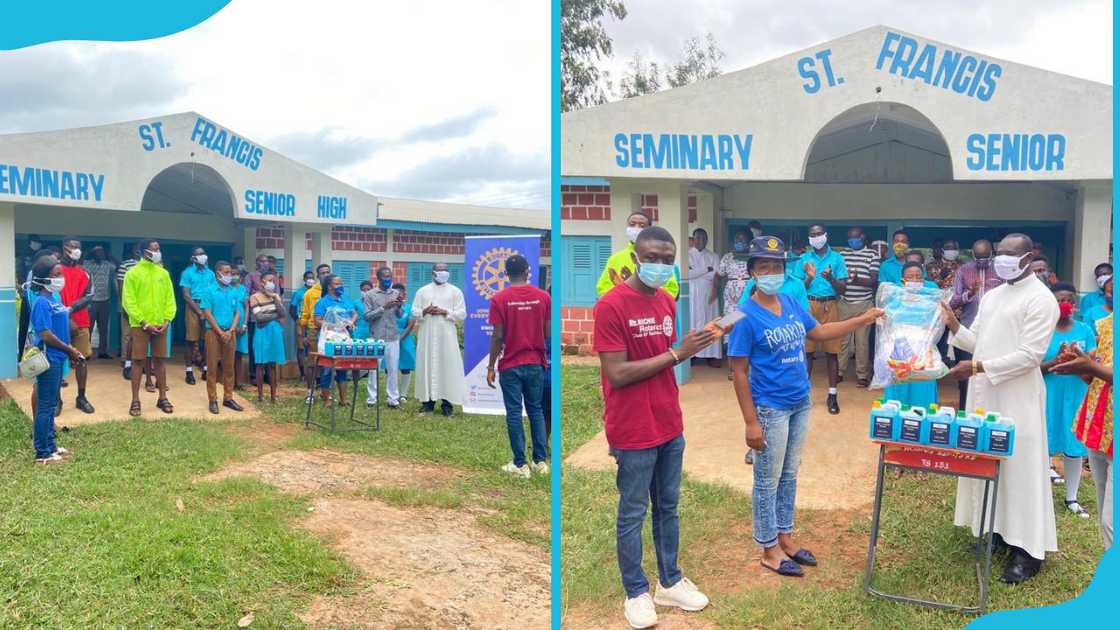 St. Francis Seminary Senior High School students St. Francis Seminary Senior High School students