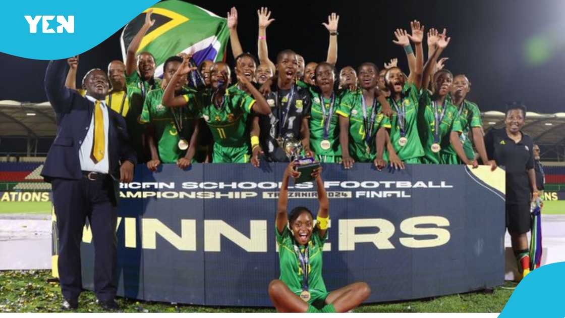 South Africa U15 Girls team win African Schools tourney. South Africa U15 Girls team win African Schools tourney.