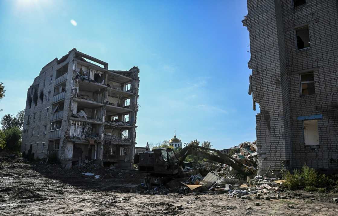 Izyum was recaptured earlier this month during Ukraine's lightning counter-offensive Izyum was recaptured earlier this month during Ukraine's lightning counter-offensive