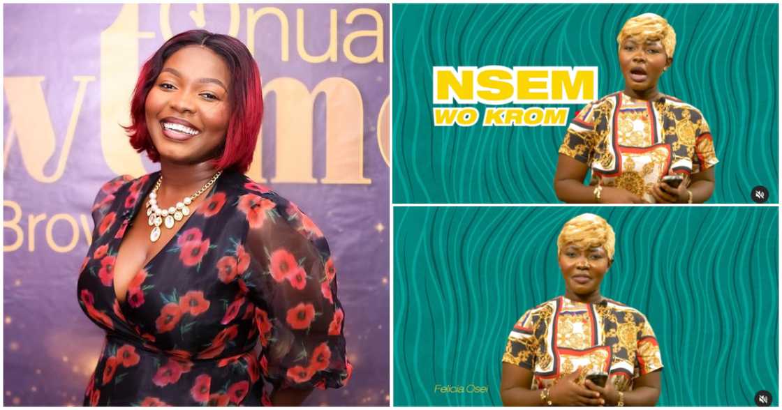 Felicia Osei hosts Nsem Wo Krom on Onua TV